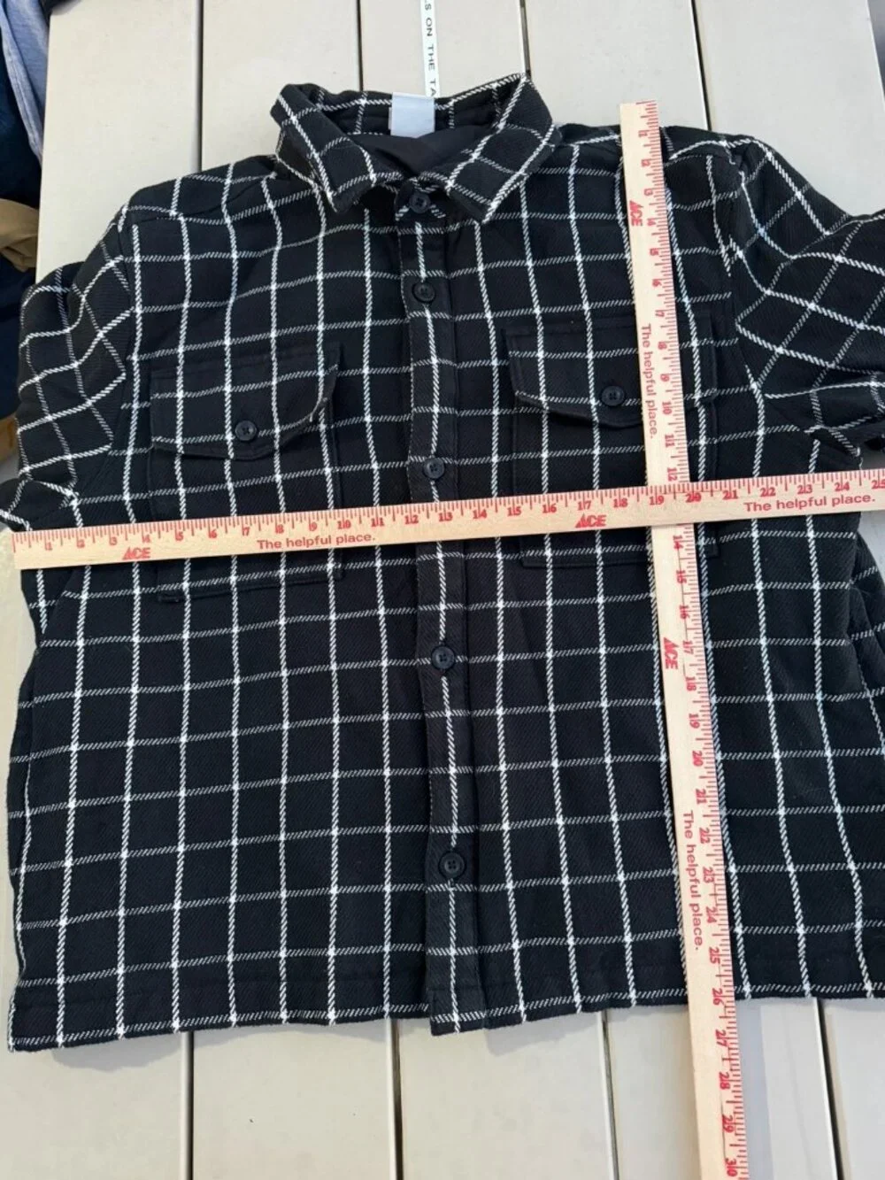 The North Face Valley Twill Utility Shacket TNF black grid lined L gorpcore hike